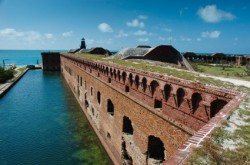 Garden Key Light atop Fort Jefferson