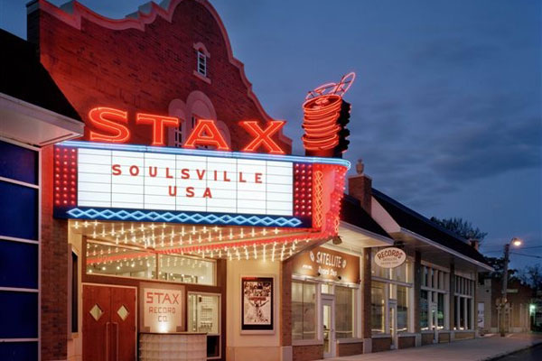 Stax Museum Marquee at Night