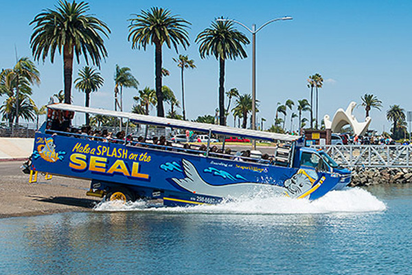 San Diego SEAL Tours splashing into bay