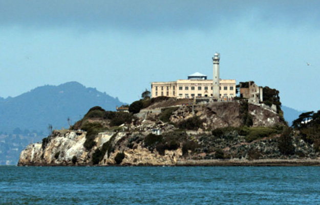 View of Alcatraz from San Francisco Bay