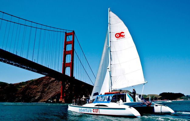 San Francisco Bay Day Sail aboard the Adventure Cat